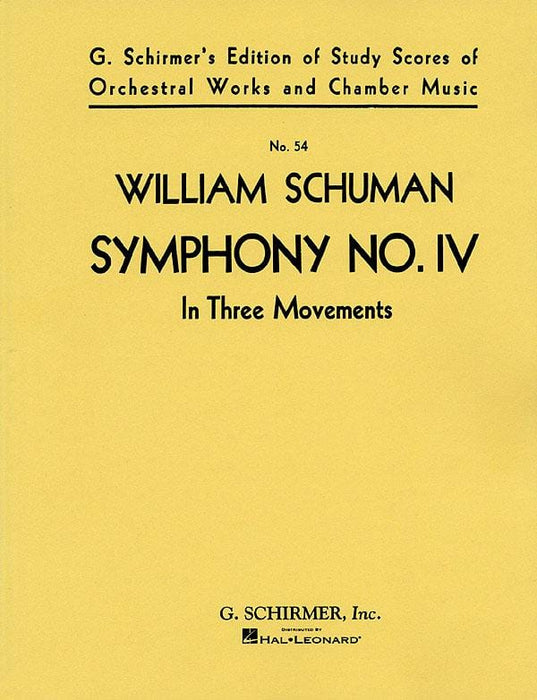 Symphony No. 4 (in Three Movements) Study Score No. 54 交響曲 | 小雅音樂 Hsiaoya Music