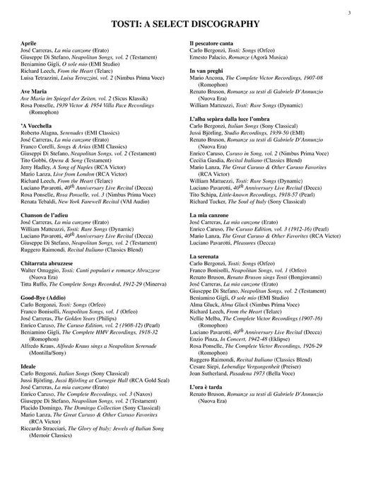 Francesco Paolo Tosti - 30 Songs High Voice 高音 聲樂 | 小雅音樂 Hsiaoya Music