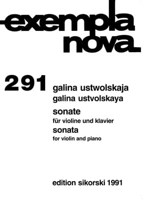 Galina Ustvolskaya - Sonata for Violin and Piano 奏鳴曲小 小提琴(含鋼琴伴奏) | 小雅音樂 Hsiaoya Music