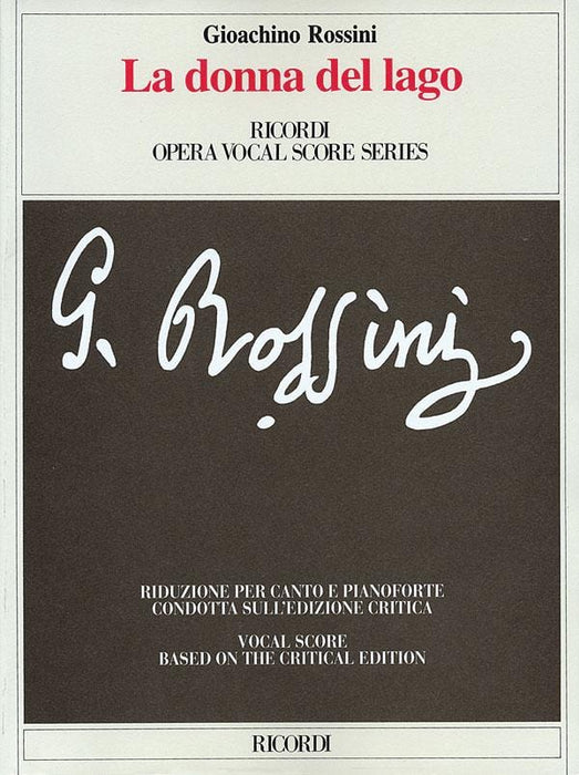 La Donna Del Lago Opera Vocal Score Based On Critical Edition It Only 羅西尼 湖上女郎歌劇聲樂總譜 | 小雅音樂 Hsiaoya Music