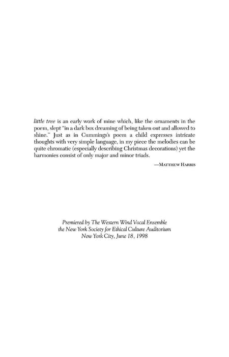 little tree (from Chansons Innocentes) | 小雅音樂 Hsiaoya Music