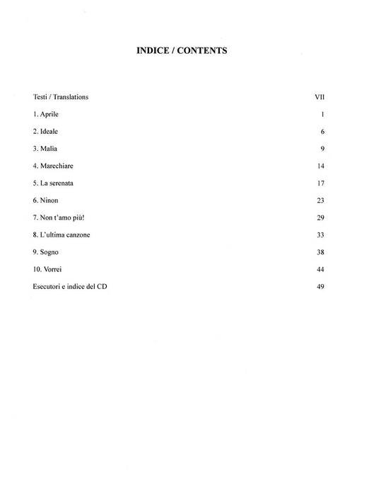 Cantolopera: Tosti - Favorite Songs, Volume 1 Cantolopera Series 聲樂 | 小雅音樂 Hsiaoya Music