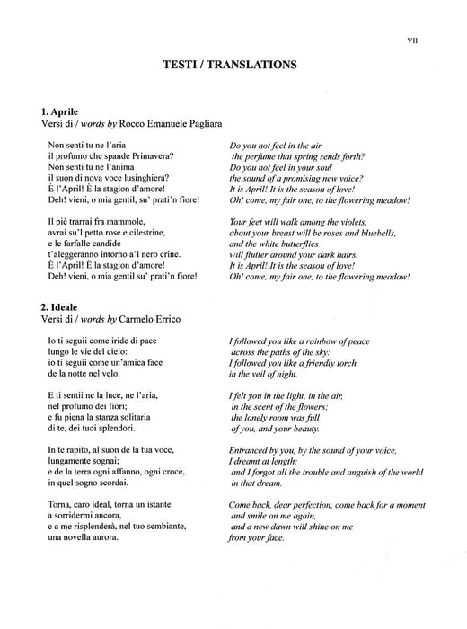 Cantolopera: Tosti - Favorite Songs, Volume 1 Cantolopera Series 聲樂 | 小雅音樂 Hsiaoya Music