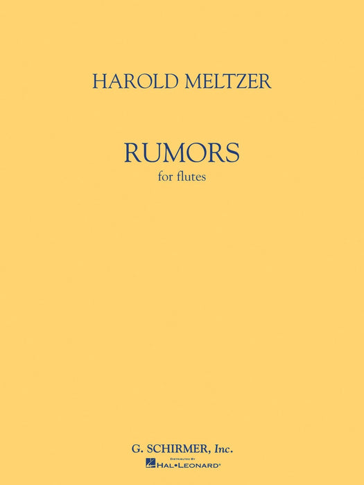 Harold Meltzer - Rumors for Flutes 長笛 | 小雅音樂 Hsiaoya Music