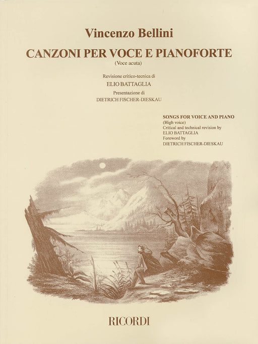 Vincenzo Bellini - Canzoni Per Voce Songs for High Voice and Piano 貝利尼 高音 鋼琴 聲樂 | 小雅音樂 Hsiaoya Music