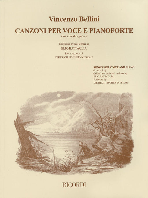 Vincenzo Bellini - Canzoni Per Voce Songs for Low Voice and Piano 貝利尼 低音 鋼琴 聲樂 | 小雅音樂 Hsiaoya Music