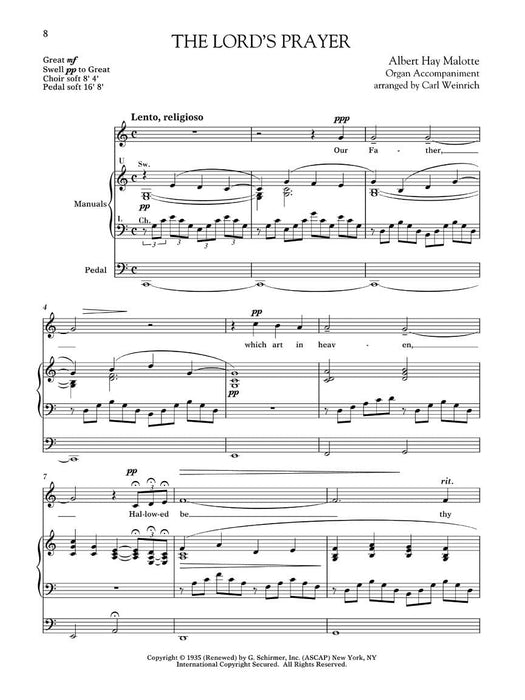 Sing The Lord's Prayer with Orchestra - Medium Voice Medium Voice in C Major 管弦樂團 | 小雅音樂 Hsiaoya Music