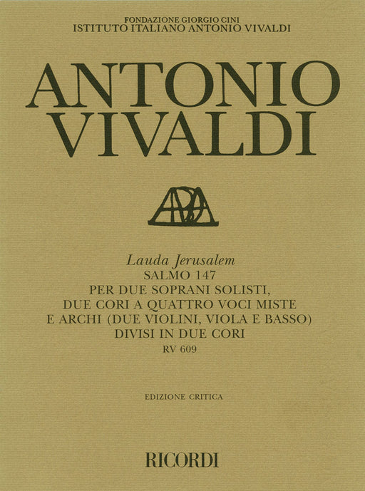 Antonio Vivaldi - Lauda Jerusalem (Psalm 147) RV 608 韋瓦第 詩篇 聲樂與器樂 | 小雅音樂 Hsiaoya Music