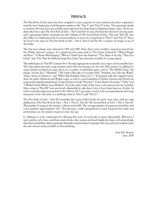 First Book of Soprano Solos - Part III 獨奏 | 小雅音樂 Hsiaoya Music