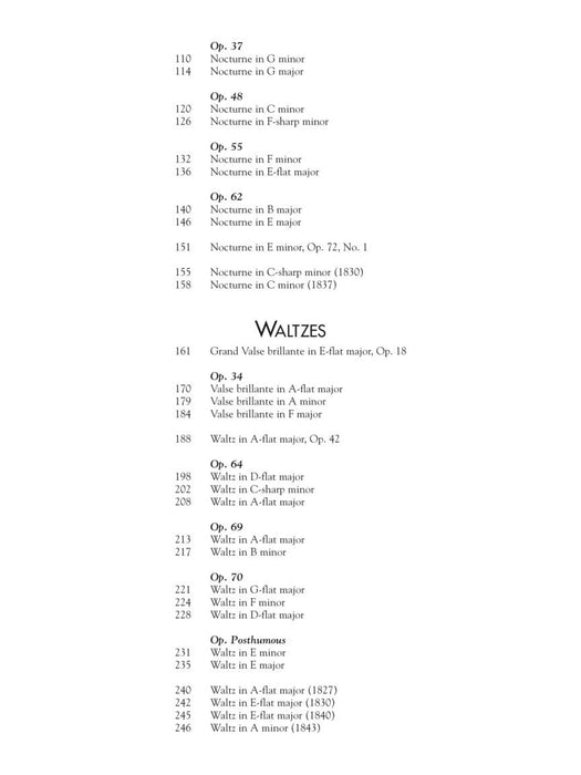 Complete Preludes, Nocturnes & Waltzes Schirmer Library of Classics Volume 2056 蕭邦 前奏曲 夜曲 圓舞曲 | 小雅音樂 Hsiaoya Music