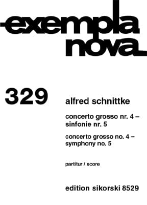 Concerto Grosso No. 4 & Symphony No. 5 Study Score 施尼特克 大協奏曲 交響曲 | 小雅音樂 Hsiaoya Music