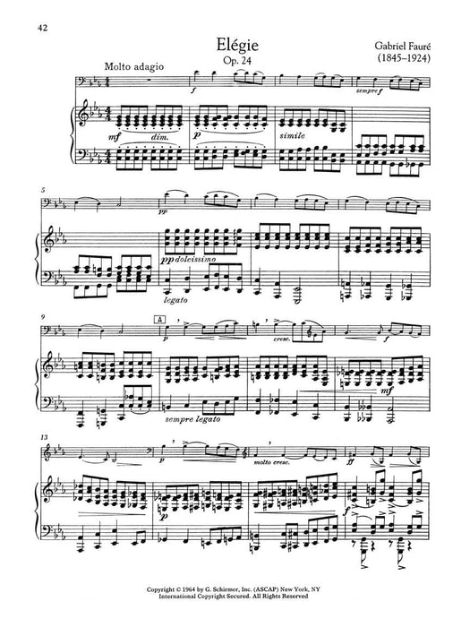 The Cello Collection - Intermediate to Advanced Level G. Schirmer Instrumental Library 大提琴 | 小雅音樂 Hsiaoya Music