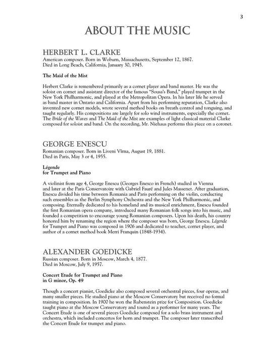 The Trumpet Collection Intermediate to Advanced Level G. Schirmer Instrumental Library with Online Audio 小號 | 小雅音樂 Hsiaoya Music