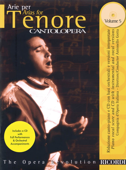 Arias for Tenor - Volume 5 Cantolopera Collection 詠唱調 詠嘆調 聲樂 | 小雅音樂 Hsiaoya Music