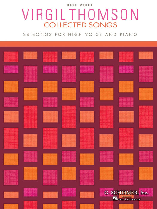 Virgil Thomson - Collected Songs High Voice (24 Songs) 湯姆森,維吉爾 高音 | 小雅音樂 Hsiaoya Music