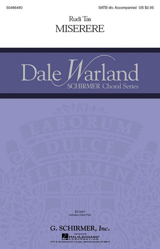 Miserere Dale Warland Choral Series 合唱 | 小雅音樂 Hsiaoya Music