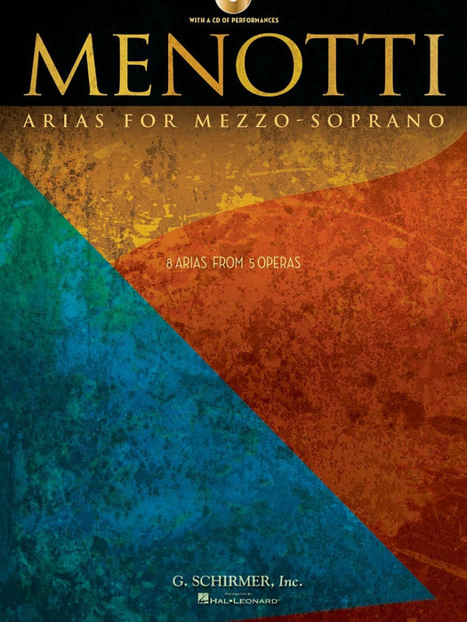 Menotti Arias for Mezzo-Soprano 8 Arias from 5 Operas 詠唱調 次女高音 詠唱調 歌劇 | 小雅音樂 Hsiaoya Music
