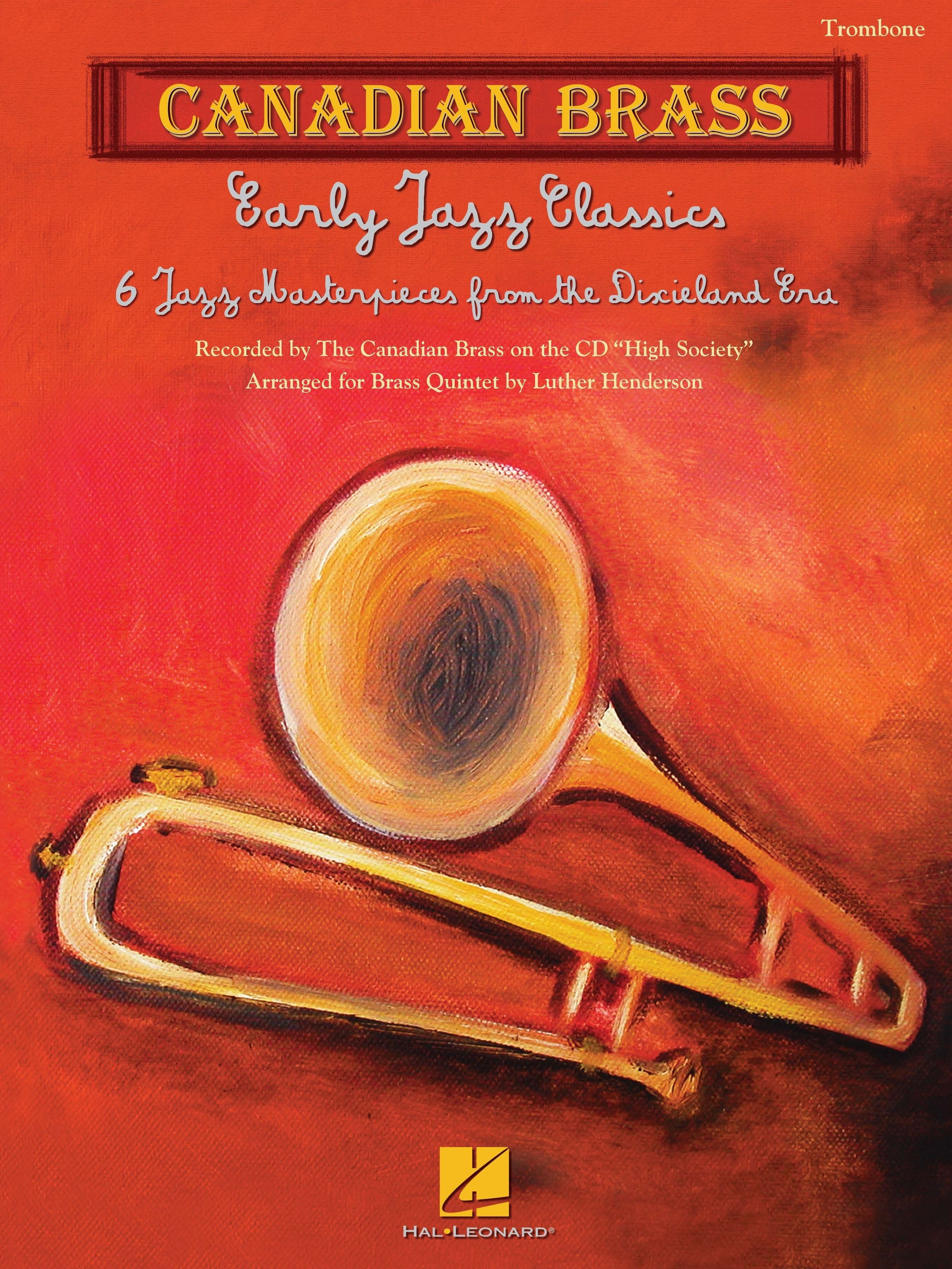 Early Jazz Classics Canadian Brass Quintets Trombone Instrument