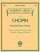 Favorite Piano Works Schirmer Library of Classics Volume 2072 蕭邦 鋼琴 | 小雅音樂 Hsiaoya Music