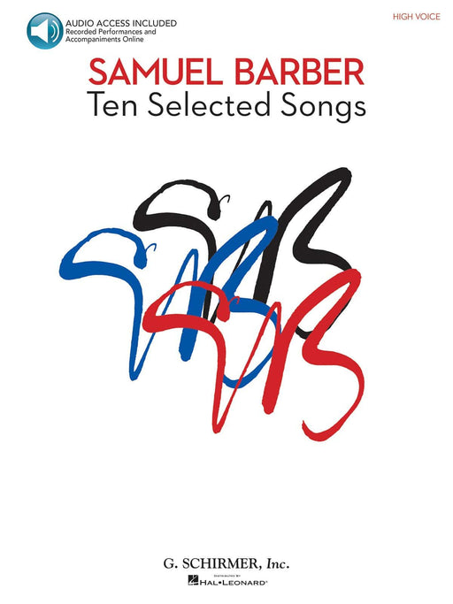 Samuel Barber - 10 Selected Songs High Voice, Book/Audio 高音 | 小雅音樂 Hsiaoya Music