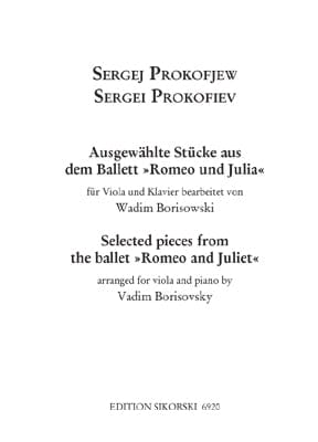 8 Pieces from Romeo and Juliet for Viola and Piano 小品 雷蜜歐與茱麗葉 中提琴(含鋼琴伴奏) | 小雅音樂 Hsiaoya Music