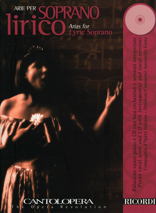 Arias for Lyric Soprano Cantolopera Series Book/CD Pack 抒情女高音 詠唱調 詠嘆調 聲樂 | 小雅音樂 Hsiaoya Music