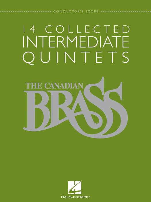 14 Collected Intermediate Quintets Brass Quintet Conductor's Score 五重奏 銅管 五重奏 | 小雅音樂 Hsiaoya Music
