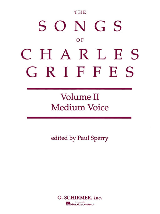 Songs of Charles Griffes - Volume II Medium Voice | 小雅音樂 Hsiaoya Music