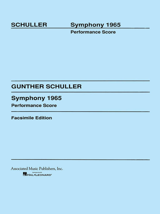 Symphony (1965) Full Score 舒勒 交響曲大總譜 | 小雅音樂 Hsiaoya Music
