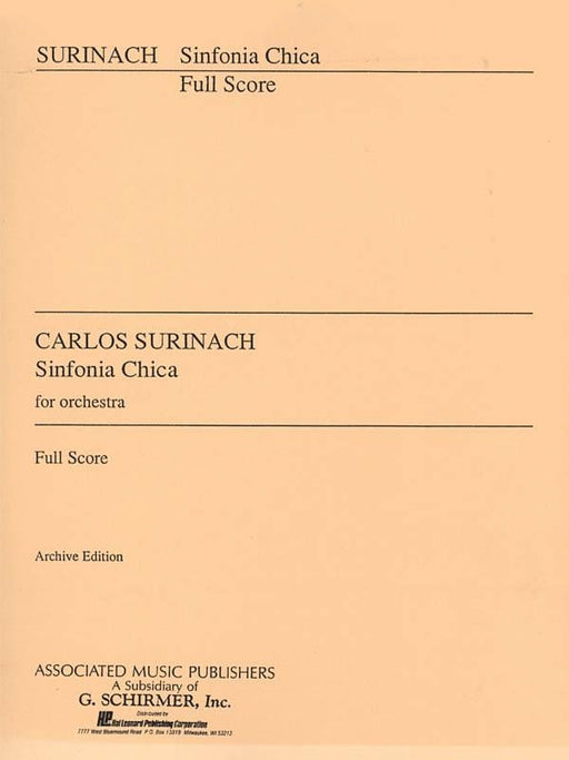 Sinfonia Chica (Small Symphony) Full Score 交響曲大總譜 | 小雅音樂 Hsiaoya Music