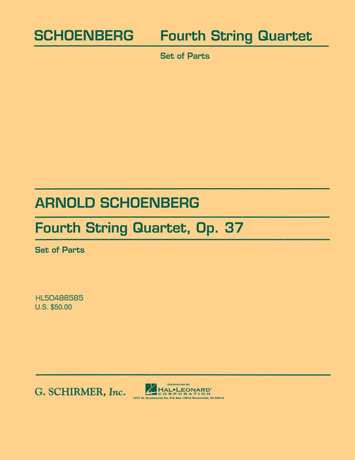 String Quartet No. 4, Op. 37 Set of Parts 荀貝格 弦樂四重奏 | 小雅音樂 Hsiaoya Music