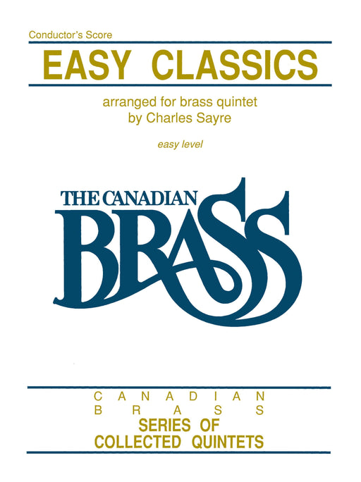 Easy Classics for Brass Quintet Conductor Score 銅管樂器指揮 | 小雅音樂 Hsiaoya Music