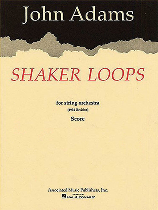 Shaker Loops (revised) Full Score 阿當斯約翰 大總譜 | 小雅音樂 Hsiaoya Music