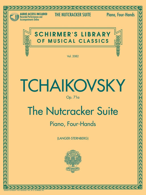 Tchaikovsky - The Nutcracker Suite, Op. 71a Schirmer Library of Classics Volume 2082 Piano Duet Play-Along 柴科夫斯基,彼得 胡桃鉗組曲 四手聯彈 | 小雅音樂 Hsiaoya Music