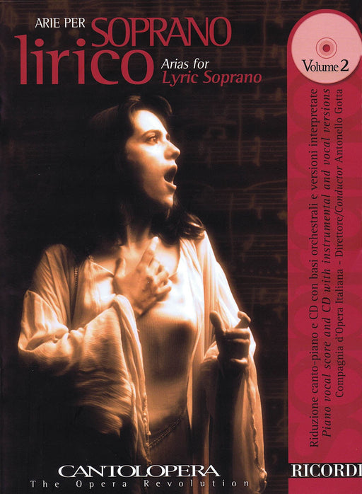 Arias for Lyric Soprano - Vol. 2 Cantolopera Series with a CD of performances and orchestral accompaniments 抒情女高音 詠唱調 管弦樂伴奏 詠嘆調 聲樂 | 小雅音樂 Hsiaoya Music