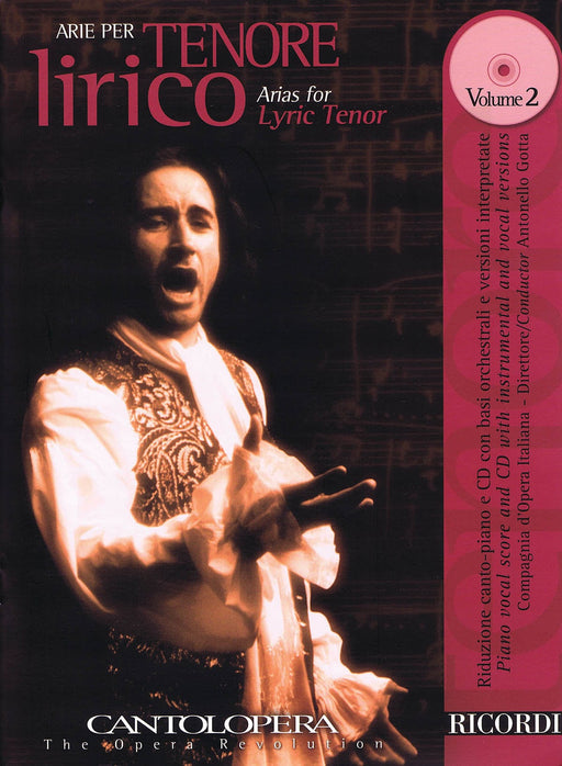 Arias for Lyric Tenor - Vol. 2 Cantolopera Series with a CD of performances and orchestral accompaniments 抒情的 詠唱調 管弦樂伴奏 詠嘆調 聲樂 | 小雅音樂 Hsiaoya Music