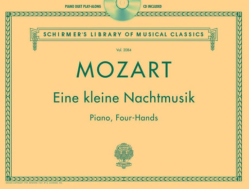 Mozart - Eine kleine Nachtmusik Schirmer Library of Music Volume 2084 Piano Duet Play-Along 莫札特 弦樂小夜曲 四手聯彈 | 小雅音樂 Hsiaoya Music