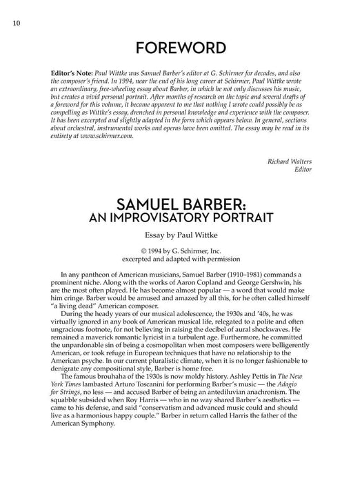 Samuel Barber: 65 Songs Medium/Low Voice Edition 低音 | 小雅音樂 Hsiaoya Music