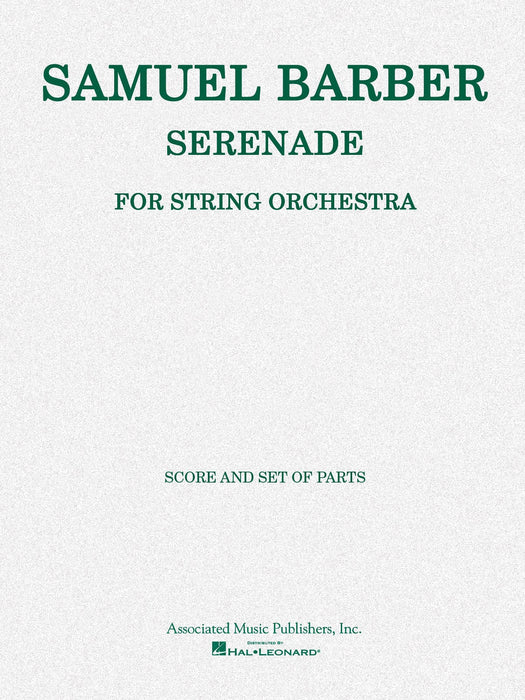 Serenade For Strings - String Orchestra Score/parts 8-8-4-4-4 小夜曲弦樂器弦樂團 弦樂 | 小雅音樂 Hsiaoya Music