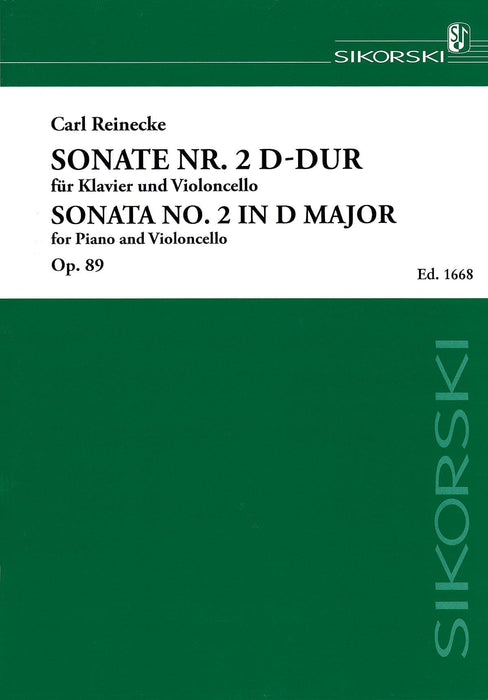 Sonata No. 2 in D Major, Op. 89 Piano and Violoncello 萊內克 奏鳴曲 大提琴(含鋼琴伴奏) | 小雅音樂 Hsiaoya Music