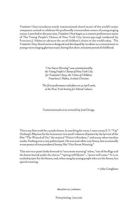 One Sweet Morning Transient Glory Series | 小雅音樂 Hsiaoya Music