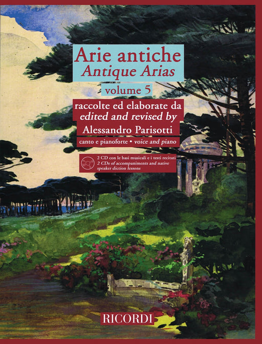 Arie Antiche, Vol. 5 With 2 CDs of accompaniments and native speaker diction lessons 伴奏 聲樂 | 小雅音樂 Hsiaoya Music