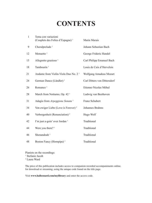 Solos for the Viola Player with Piano Accompaniments Online 獨奏 中提琴 鋼琴 伴奏 | 小雅音樂 Hsiaoya Music