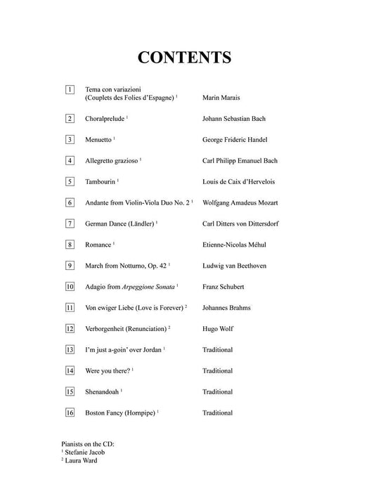 Solos for the Viola Player Accompaniment CD 獨奏 中提琴 伴奏 | 小雅音樂 Hsiaoya Music