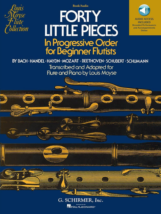 Forty Little Pieces in Progressive Order for Beginner Flutists Book/Online Audio 小品 | 小雅音樂 Hsiaoya Music