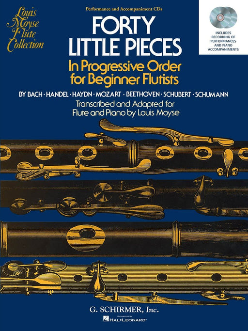 40 Little Pieces in Progressive Order for Beginner Flutists Set of Two Enhanced Performance and Accompaniment CDs 小品 伴奏 | 小雅音樂 Hsiaoya Music