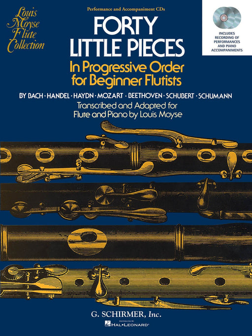 40 Little Pieces in Progressive Order for Beginner Flutists Set of Two Enhanced Performance and Accompaniment CDs 小品 伴奏 | 小雅音樂 Hsiaoya Music