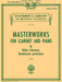 Masterworks for Clarinet and Piano Schirmer Library of Classics Volume 1747-B 豎笛 鋼琴 | 小雅音樂 Hsiaoya Music