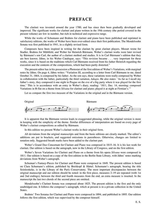 Masterworks for Clarinet and Piano Schirmer Library of Classics Volume 1747-B 豎笛 鋼琴 | 小雅音樂 Hsiaoya Music