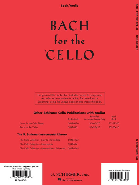 Bach for the Cello 10 Easy Pieces in 1st Position 巴赫約翰‧瑟巴斯提安 大提琴 小品 | 小雅音樂 Hsiaoya Music